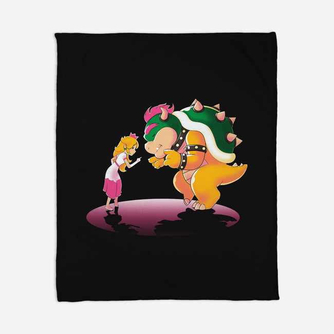 Peach Fiction-None-Fleece-Blanket-naomori