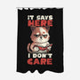 It Says Here I Don't Care-None-Polyester-Shower Curtain-eduely