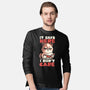 It Says Here I Don't Care-Mens-Long Sleeved-Tee-eduely