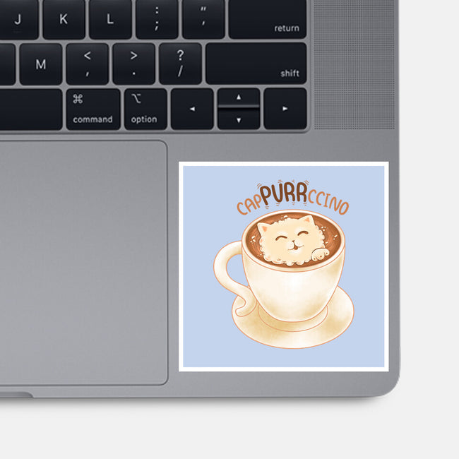 CaPURRRccino-None-Glossy-Sticker-Umberto Vicente