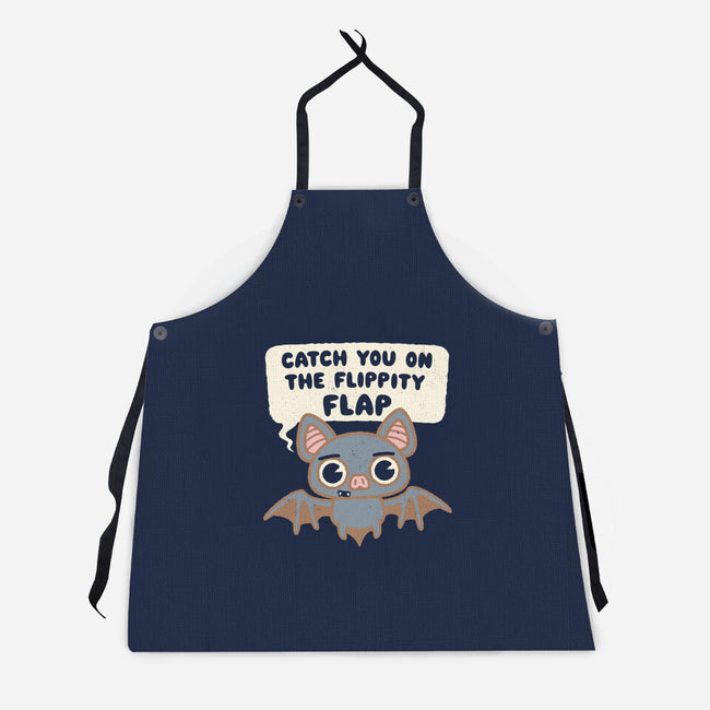 The Flippity Flap-Unisex-Kitchen-Apron-Weird & Punderful