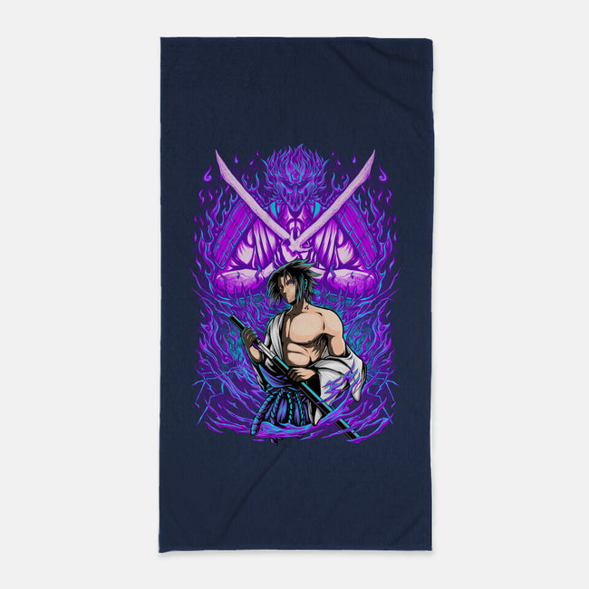 Purple Susanoo-None-Beach-Towel-alanside