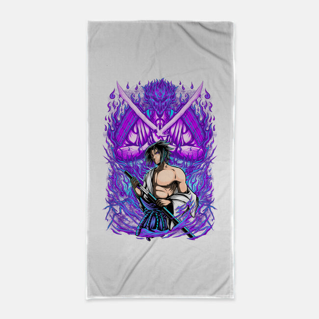 Purple Susanoo-None-Beach-Towel-alanside