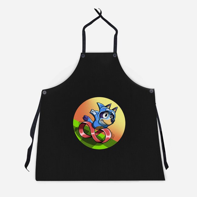 Dog Run Fast-Unisex-Kitchen-Apron-nickzzarto