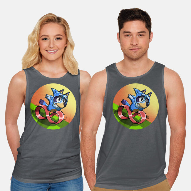 Dog Run Fast-Unisex-Basic-Tank-nickzzarto