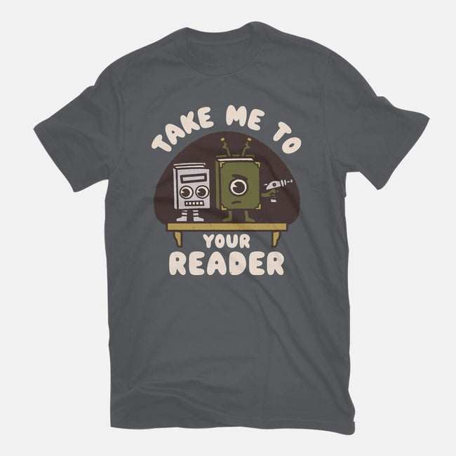 Take Me To Your Reader-Mens-Basic-Tee-Weird & Punderful