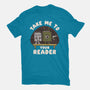 Take Me To Your Reader-Mens-Basic-Tee-Weird & Punderful