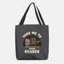 Take Me To Your Reader-None-Basic Tote-Bag-Weird & Punderful