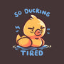 Ducking Tired-Unisex-Zip-Up-Sweatshirt-TechraNova