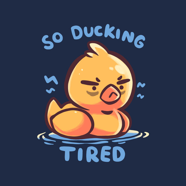 Ducking Tired-Unisex-Pullover-Sweatshirt-TechraNova