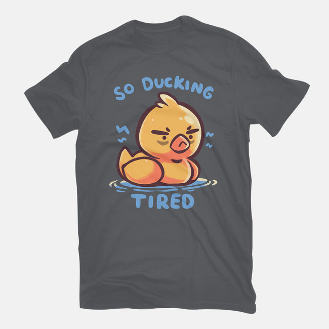 Ducking Tired-Mens-Basic-Tee-TechraNova