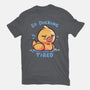 Ducking Tired-Womens-Fitted-Tee-TechraNova