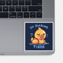 Ducking Tired-None-Glossy-Sticker-TechraNova