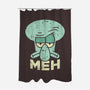 Squid Meh-None-Polyester-Shower Curtain-Xentee