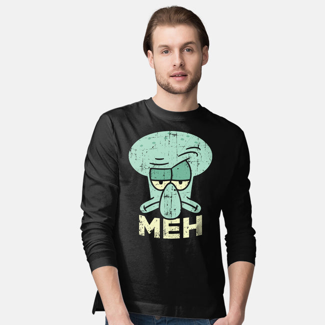 Squid Meh-Mens-Long Sleeved-Tee-Xentee