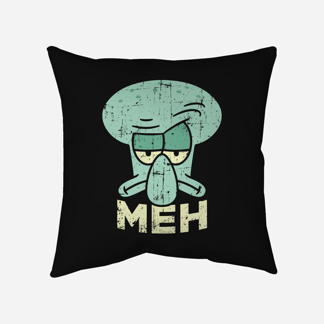 Squid Meh-None-Removable Cover w Insert-Throw Pillow-Xentee