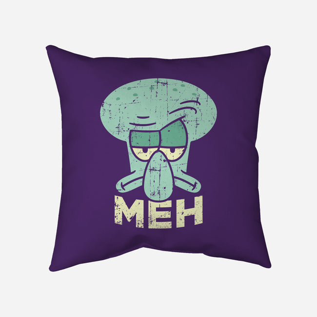 Squid Meh-None-Removable Cover w Insert-Throw Pillow-Xentee