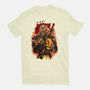 The Mortal Fighter-Mens-Basic-Tee-Conjura Geek