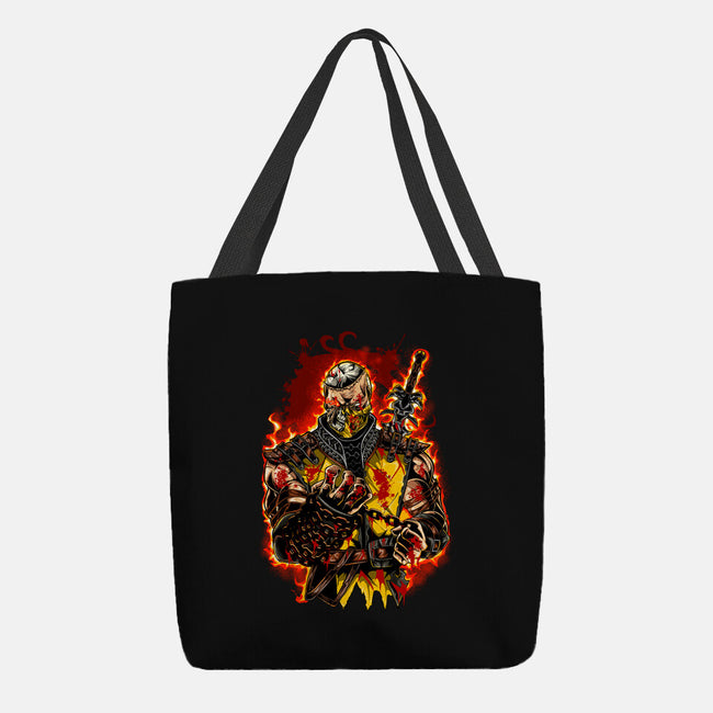 The Mortal Fighter-None-Basic Tote-Bag-Conjura Geek