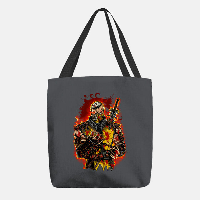 The Mortal Fighter-None-Basic Tote-Bag-Conjura Geek