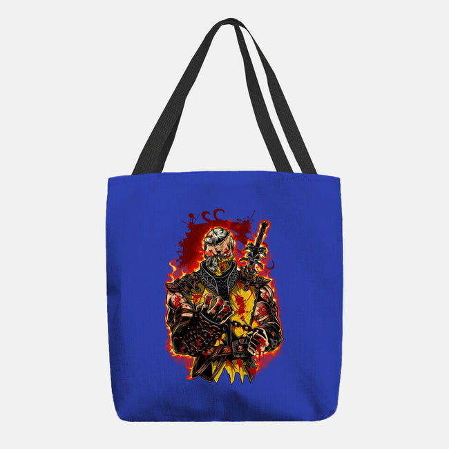 The Mortal Fighter-None-Basic Tote-Bag-Conjura Geek