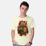 The Mortal Fighter-Mens-Basic-Tee-Conjura Geek