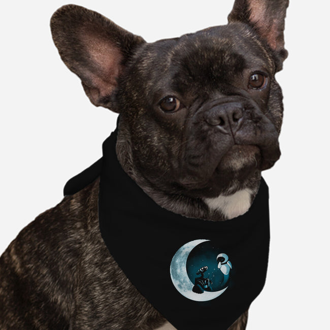 Love Robot Moon-Dog-Bandana-Pet Collar-Vallina84