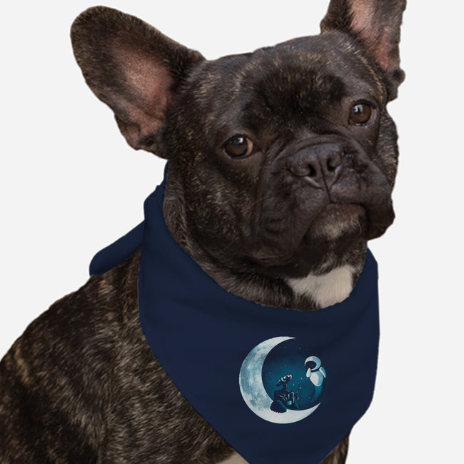 Love Robot Moon-Dog-Bandana-Pet Collar-Vallina84