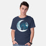 Love Robot Moon-Mens-Basic-Tee-Vallina84