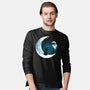 Love Robot Moon-Mens-Long Sleeved-Tee-Vallina84