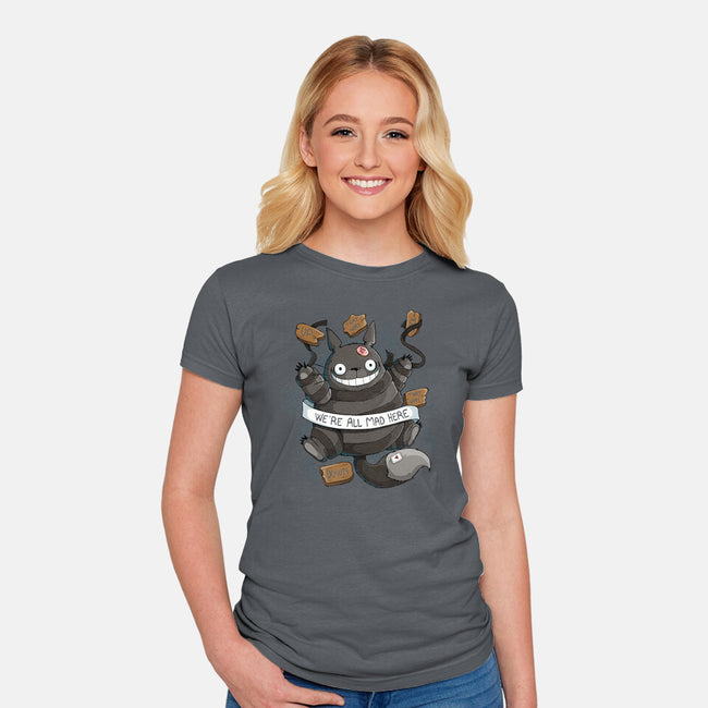 Mad Neighbor-Womens-Fitted-Tee-Vallina84