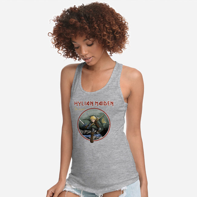 Hylian Maiden-Womens-Racerback-Tank-retrodivision