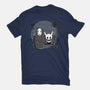 Hollow Face-Womens-Fitted-Tee-Ca Mask