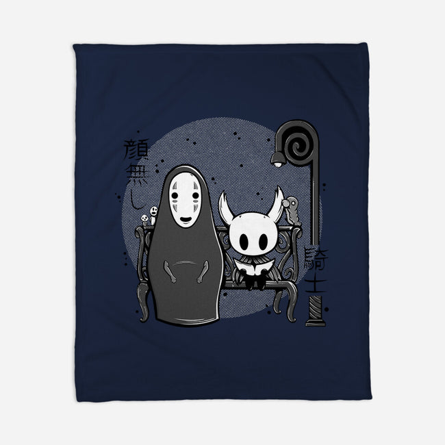 Hollow Face-None-Fleece-Blanket-Ca Mask