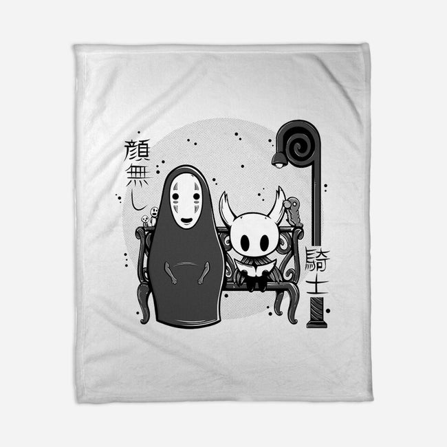 Hollow Face-None-Fleece-Blanket-Ca Mask