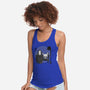 Hollow Face-Womens-Racerback-Tank-Ca Mask