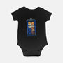 Tardis Cats-Baby-Basic-Onesie-tobefonseca