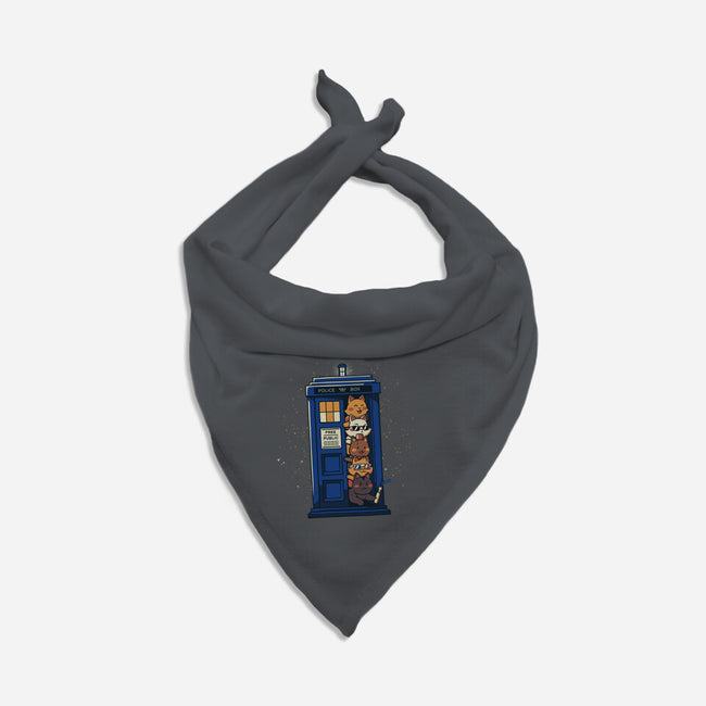 Tardis Cats-Dog-Bandana-Pet Collar-tobefonseca