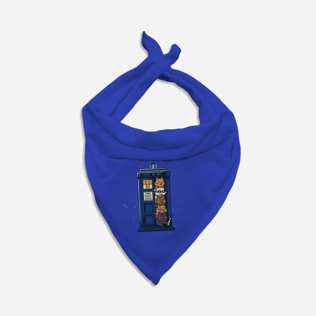 Tardis Cats-Dog-Bandana-Pet Collar-tobefonseca