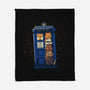 Tardis Cats-None-Fleece-Blanket-tobefonseca