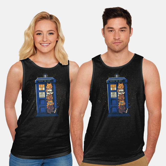 Tardis Cats-Unisex-Basic-Tank-tobefonseca