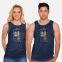 Tardis Cats-Unisex-Basic-Tank-tobefonseca