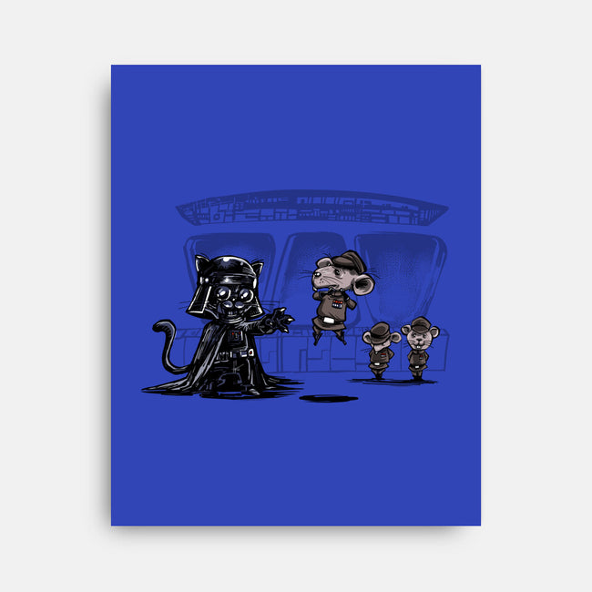 Cat Vader-None-Stretched-Canvas-zascanauta