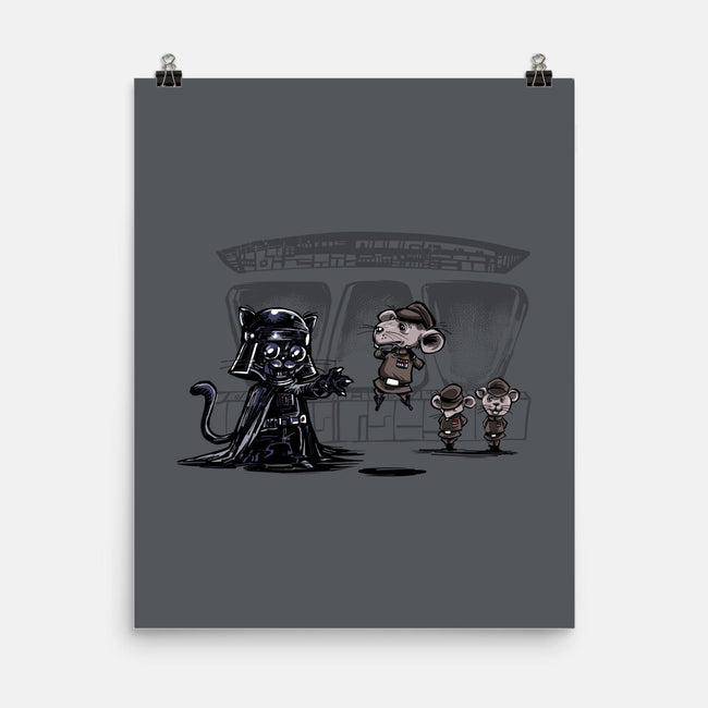 Cat Vader-None-Matte-Poster-zascanauta