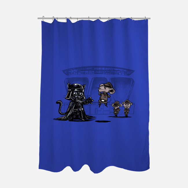 Cat Vader-None-Polyester-Shower Curtain-zascanauta