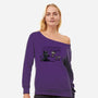 Cat Vader-Womens-Off Shoulder-Sweatshirt-zascanauta