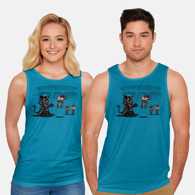 Cat Vader-Unisex-Basic-Tank-zascanauta