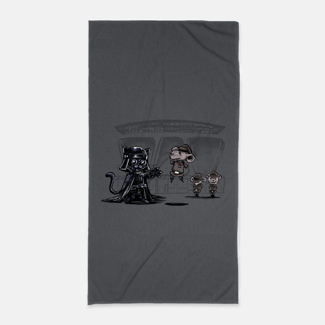 Cat Vader-None-Beach-Towel-zascanauta