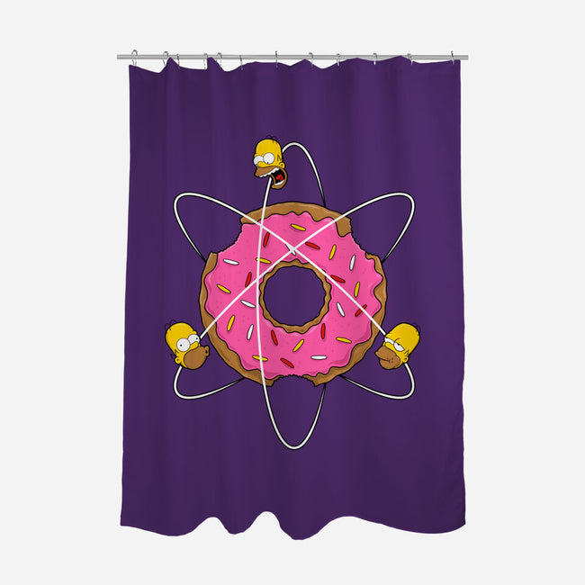 Homer's Science-None-Polyester-Shower Curtain-Umberto Vicente