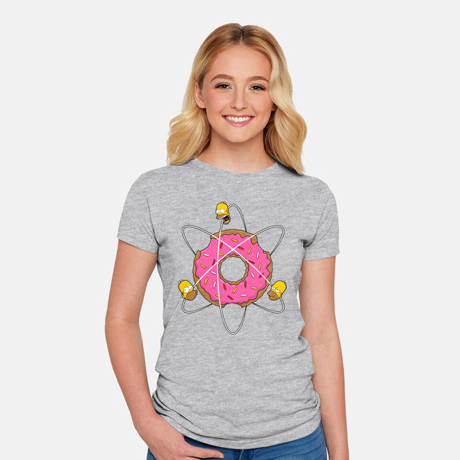 Homer's Science-Womens-Fitted-Tee-Umberto Vicente